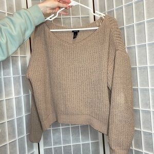 RUE 21 cream sweater